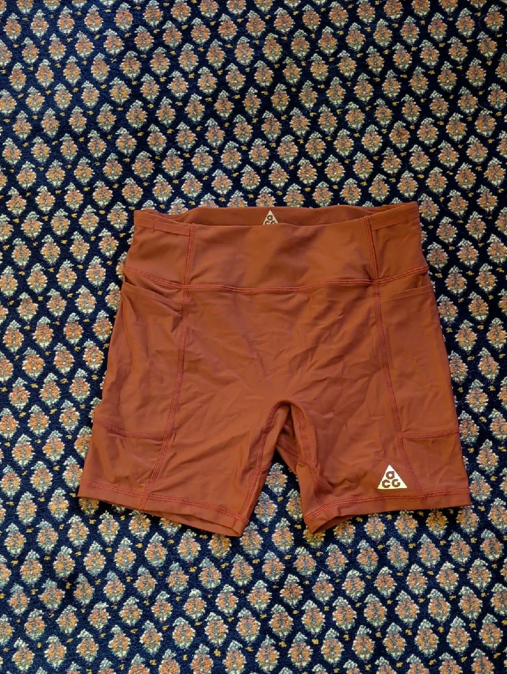 Nike ACG Women's Rust Red Treefrog Bike/Running Shorts